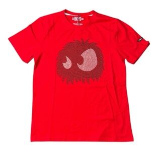 Bkys red graphic tee Sz Various